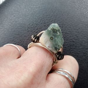 RING - Ocean Jasper in the natural